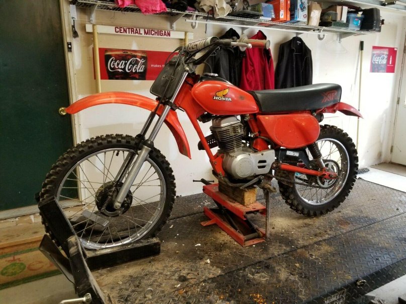 Мопед Джона Коннора Honda XR 100r