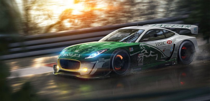 Гоночный Ягуар