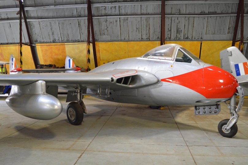 DH 100 Vampire fb MK.52 Norge