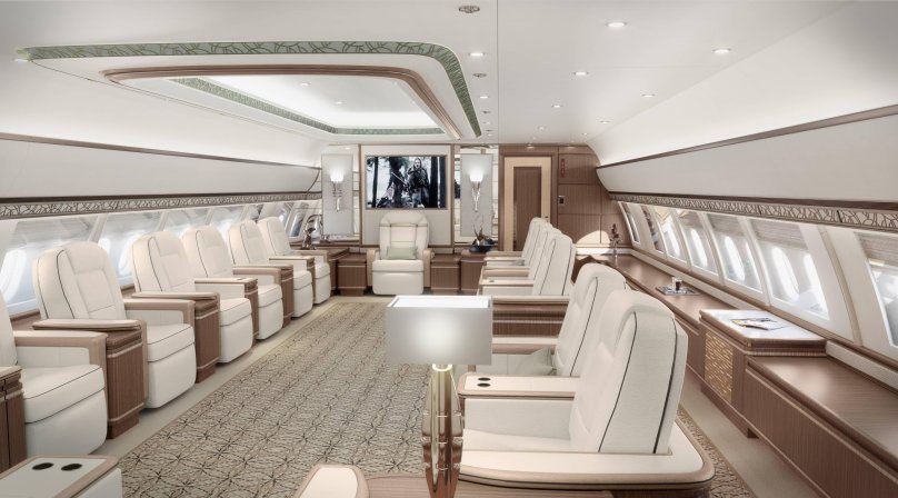 Аэробус а340 600 салон