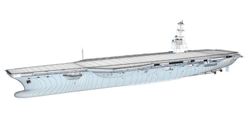 Сложные 3d модели авианосец
