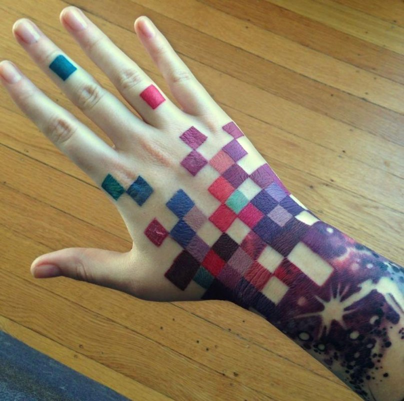 Тату пиксели