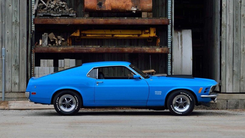 Ford Mustang Boss 429 синий