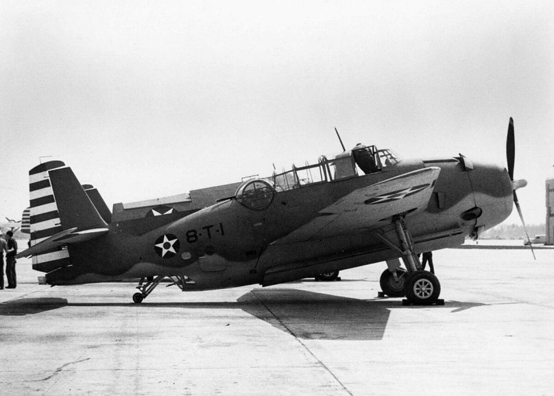 Американский торпедоносец TBF-1 Эвенджер