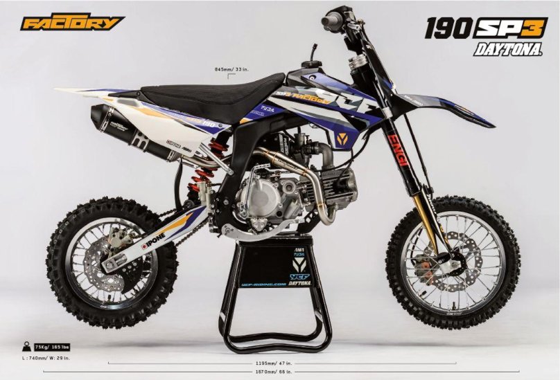 Питбайк YCF Factory sp3 f190 14/12 187cc 2021 г.