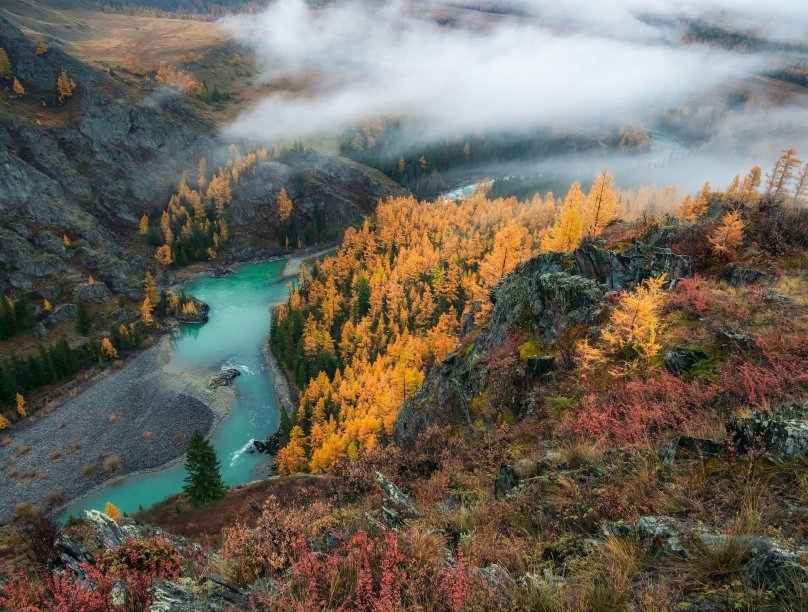 Абхазия Рица осень