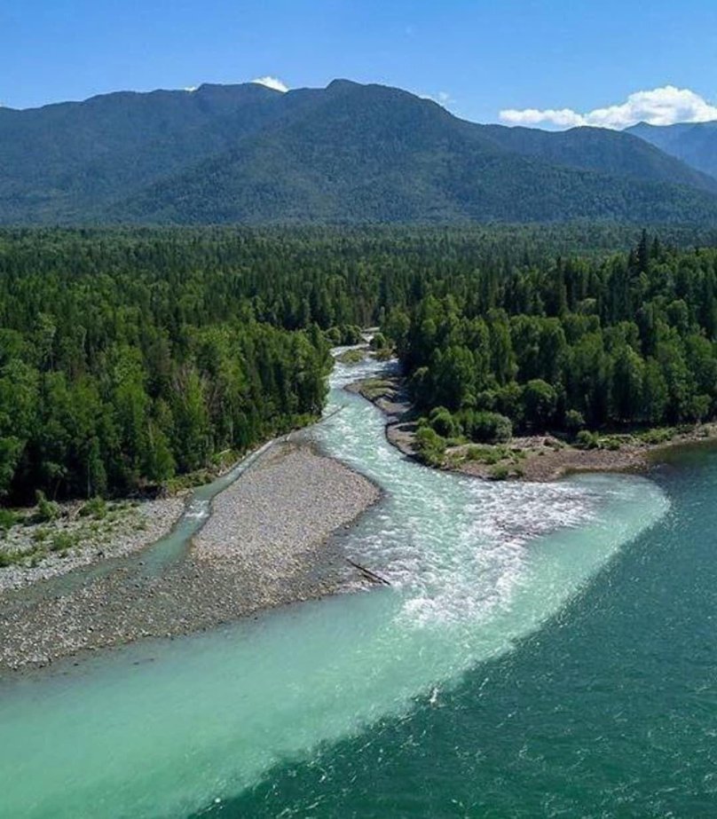 Река Кучерла горный Алтай