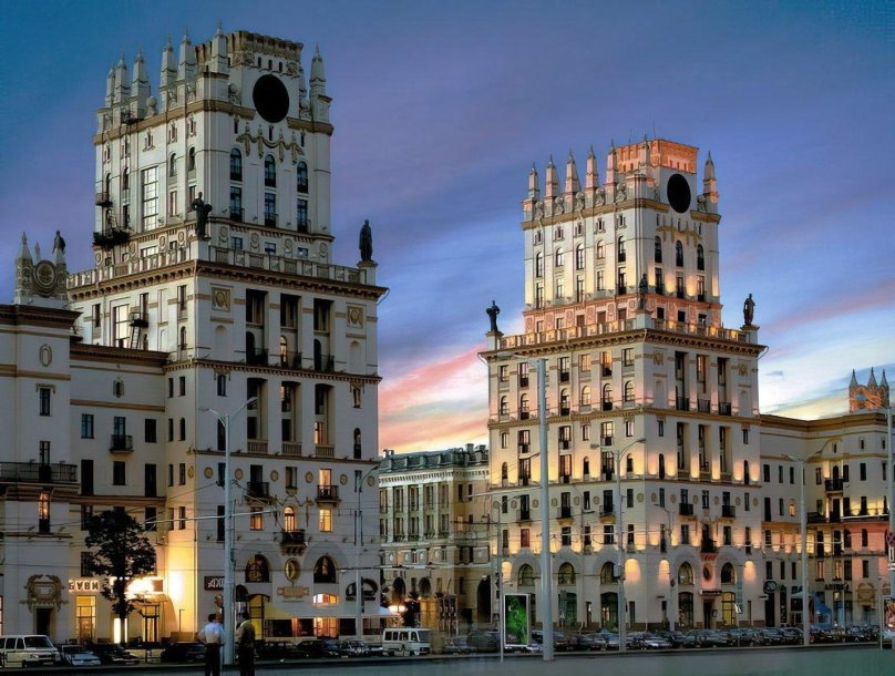 Минск башни Близнецы