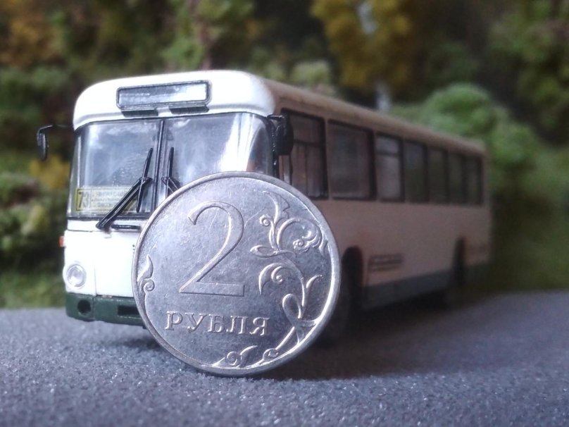 Самодельная модель автобуса