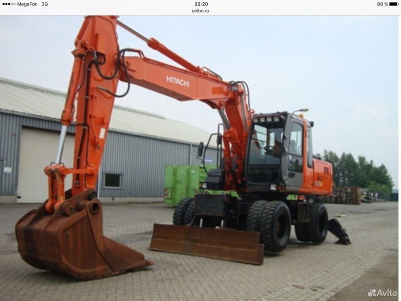 Экскаватор Хитачи 160 колесный
