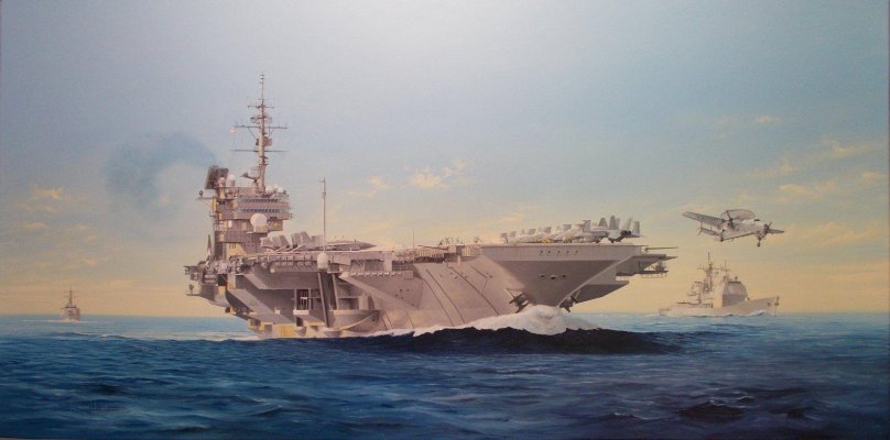 Trumpeter 1/350 авианосец USS Constellation CV-64