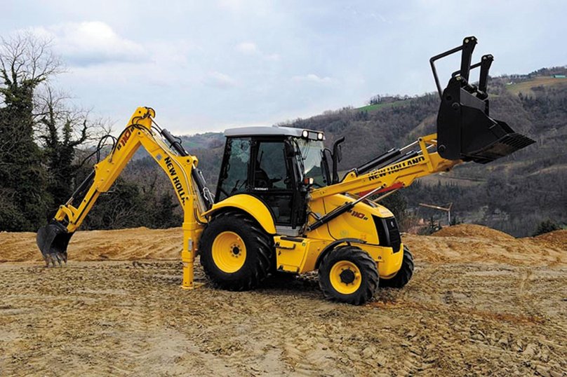 Экскаватор-погрузчик New Holland b110b (с кондиционером, Турция)