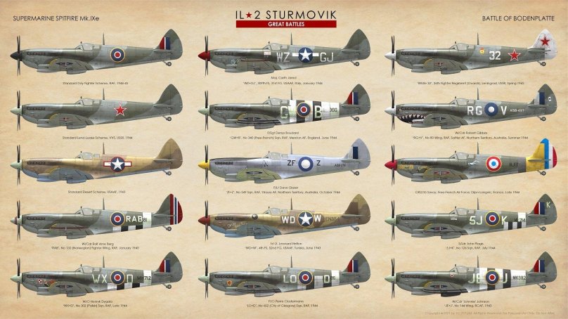 Истребитель Спитфайр МК IX