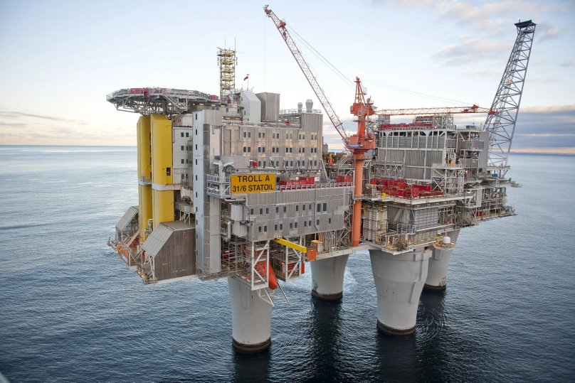 Буровая платформа troll a