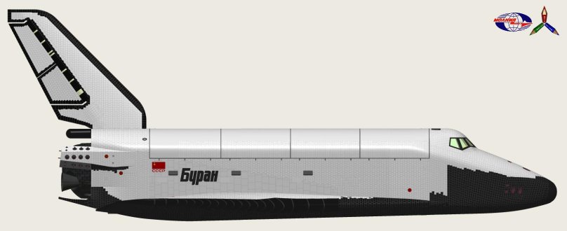 Буран космический корабль сбоку