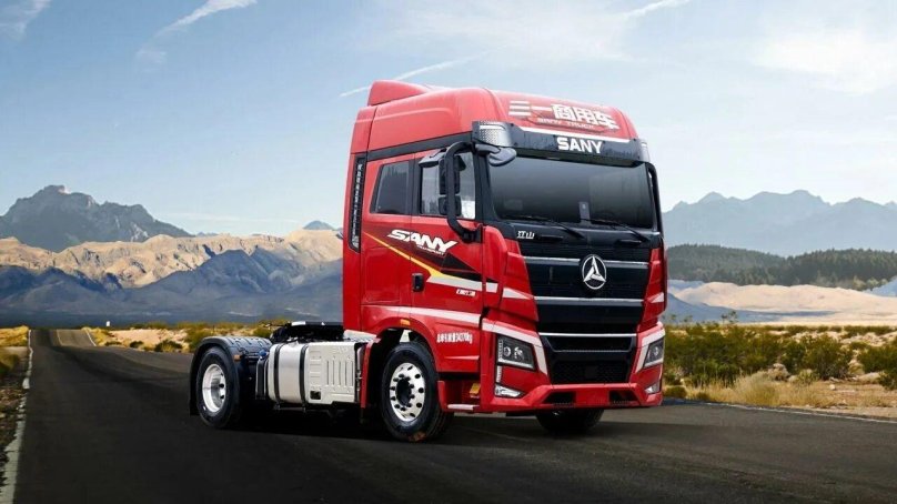 Sany тягач седельный