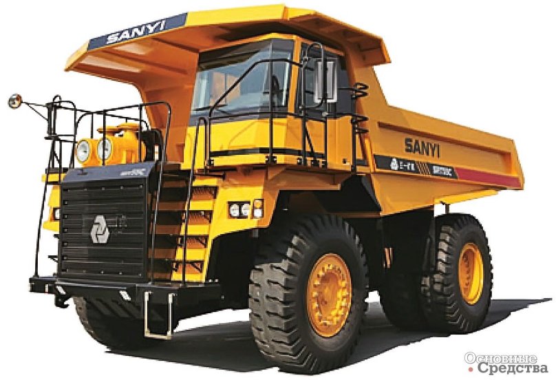 Карьерный самосвал sany