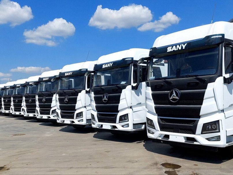 Sany d495as тягач