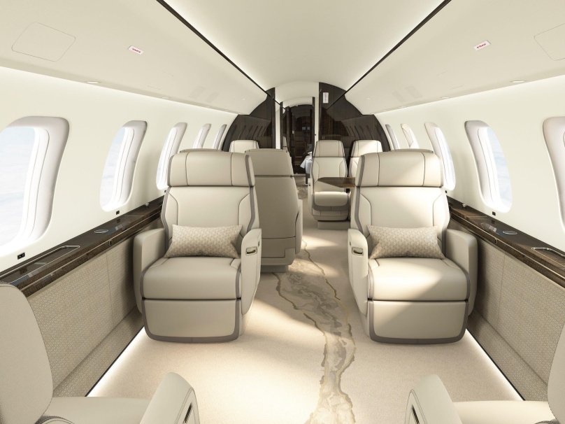 Bombardier Global 8000 салон