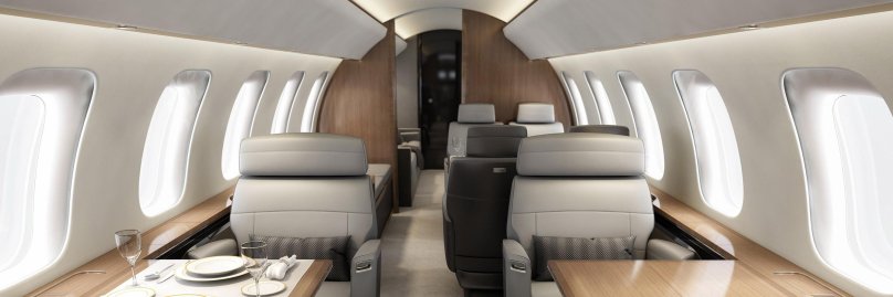 Bombardier Global 8000 салон