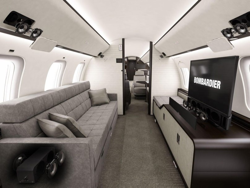 Bombardier Global 8000 салон