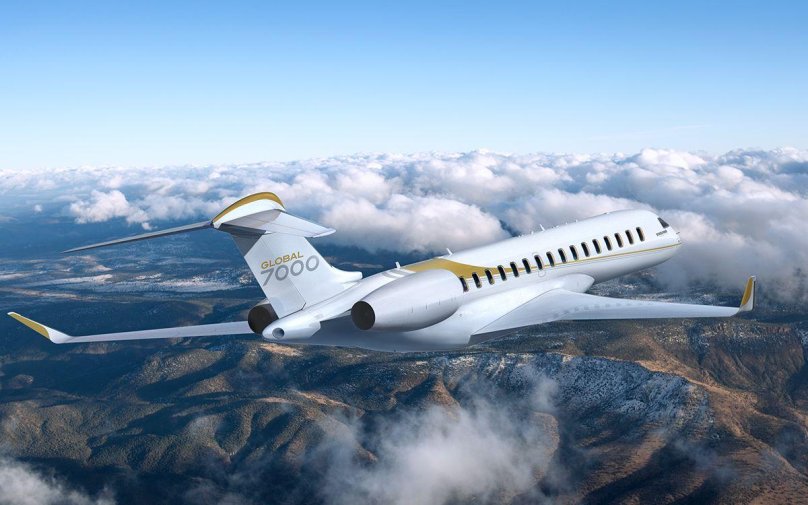 Самолёт Bombardier Global 7000 салон