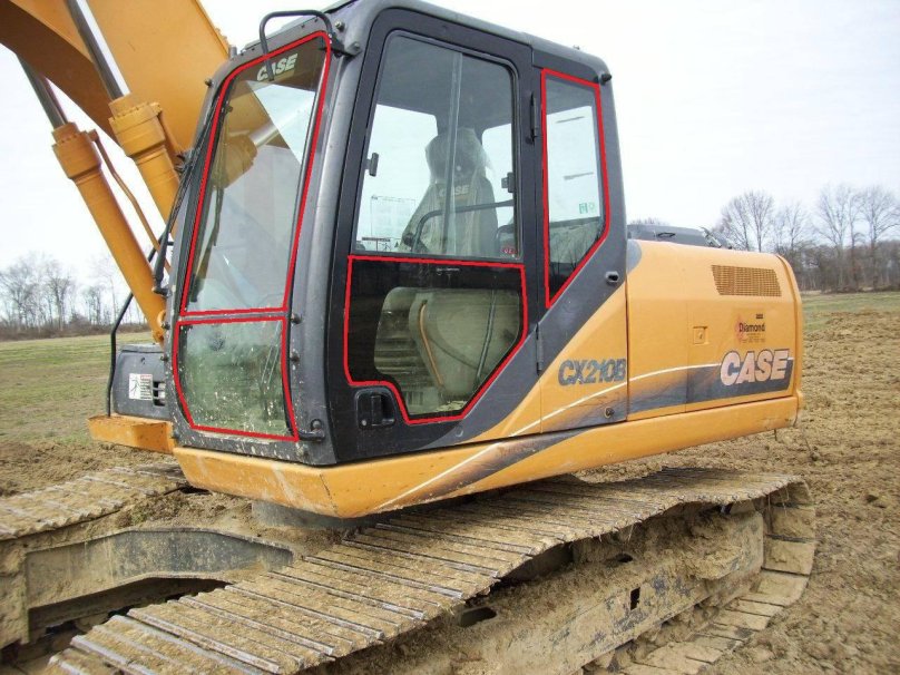 Case 210 экскаватор