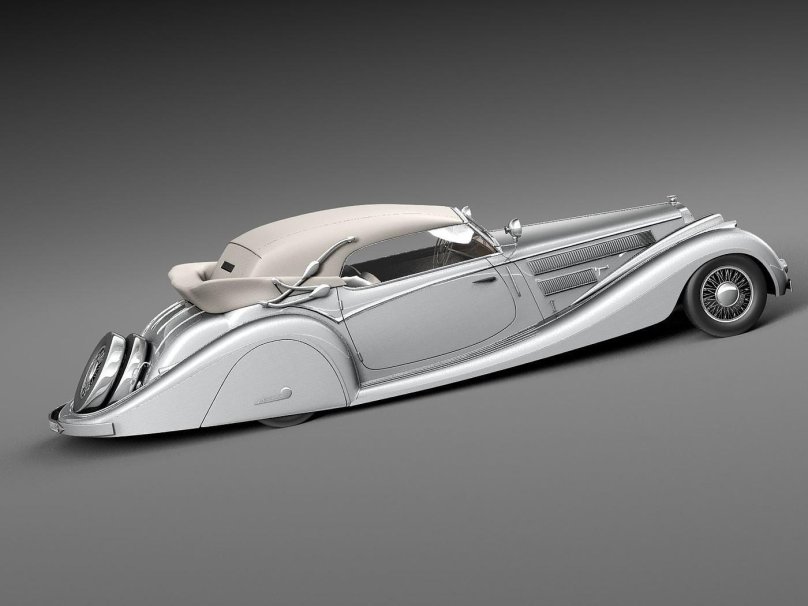 1937 Horch 853 Sport Cabriolet.