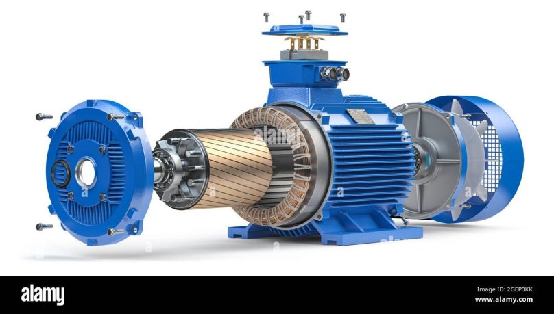 Электродвигатель для промышленной вентиляции