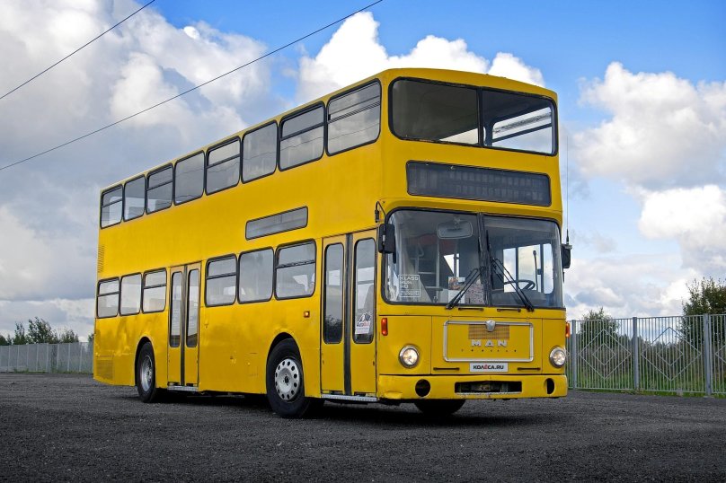 Двухэтажный автобус ман