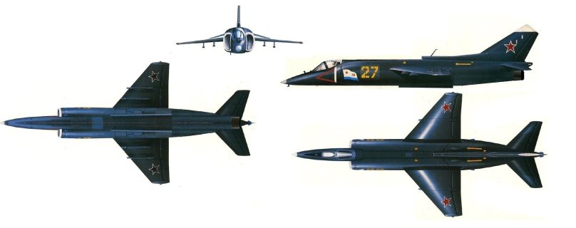 Як-141 палубный истребитель вертикального взлета и посадки