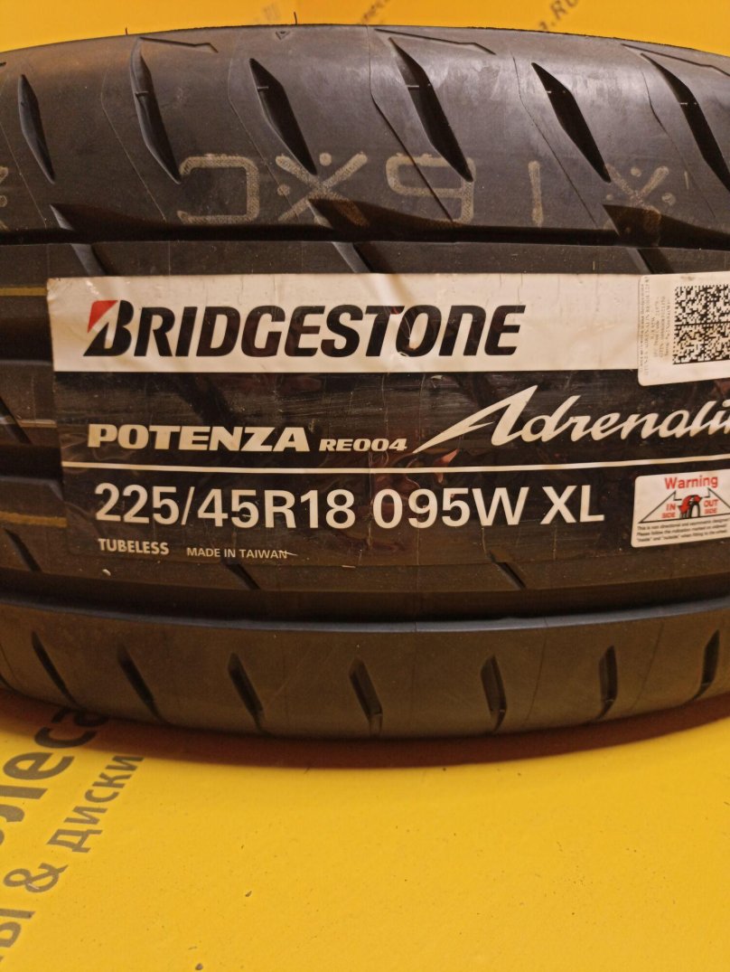 Bridgestone potenza re002 Adrenalin Treadwear