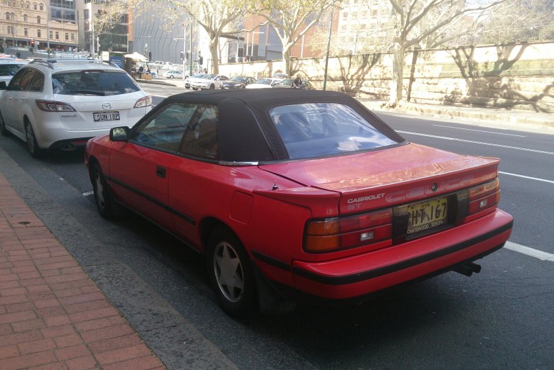 Toyota Celica кабриолет крыша