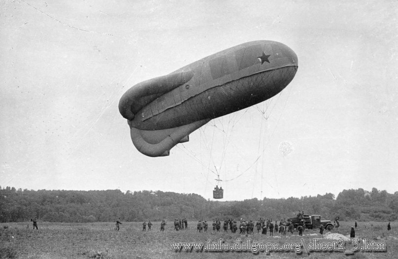 Аэростаты в Москве 1941