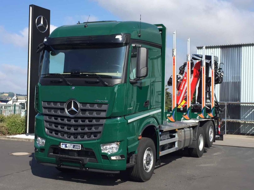 Мерседес лесовоз 6/6