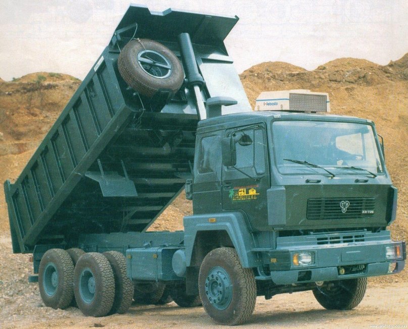 Самосвал там