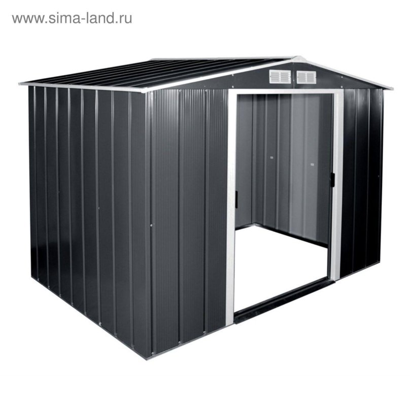 Металлический сарай Duramax 8x6 (ГХШ 1,72м х 2,52м)
