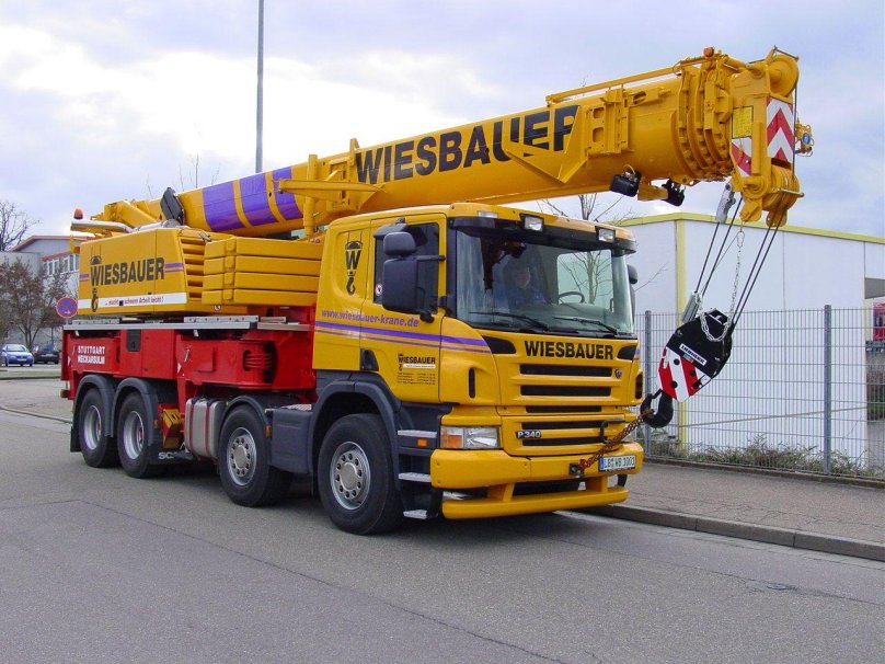 Кран Скания Либхер