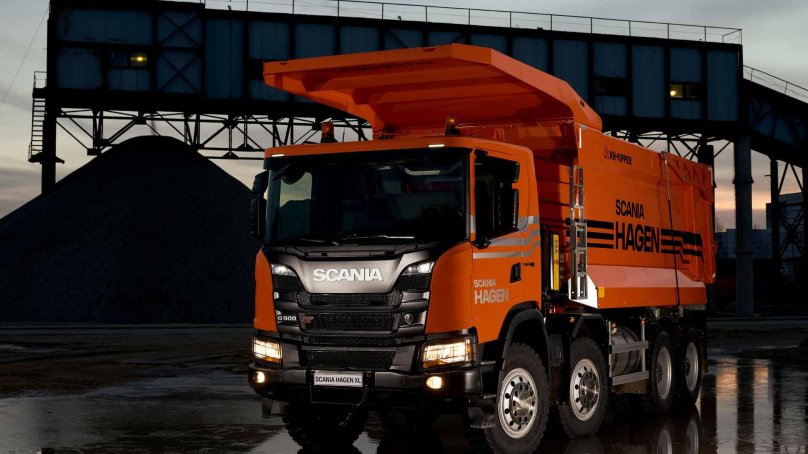 Скания самосвал g500 карьерный