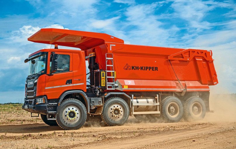 Карьерный самосвал Скания g440