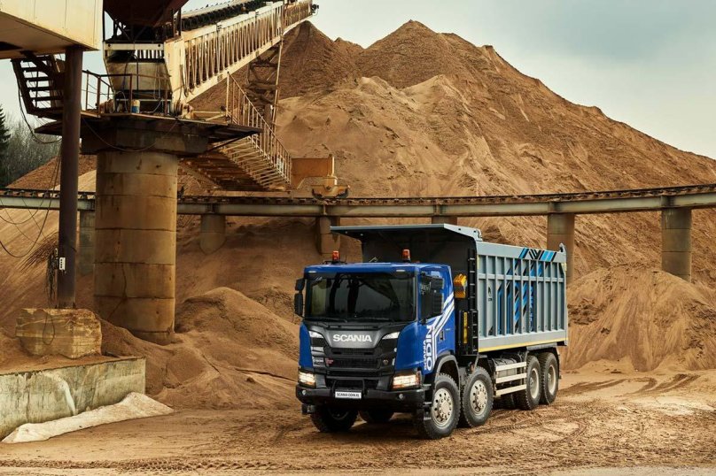 Скания самосвал g500 карьерный