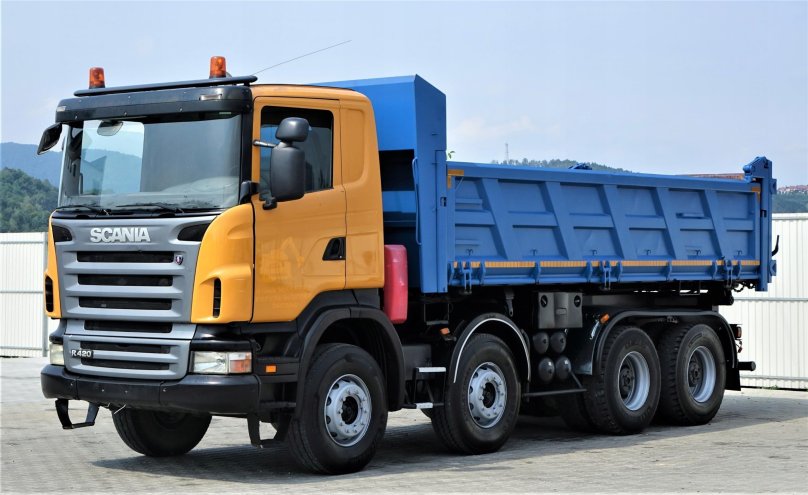 Scania 8x4 самосвал
