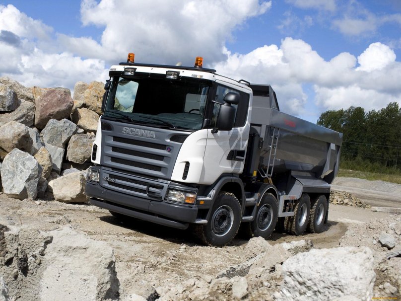 Скания самосвал g420