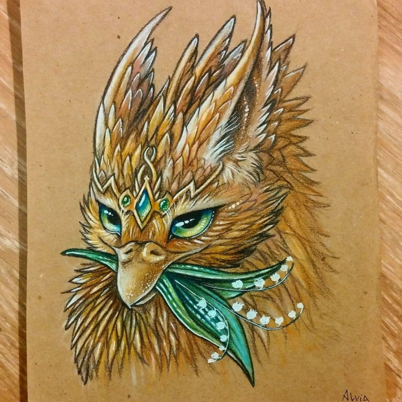 Alvia Alcedo рисунки