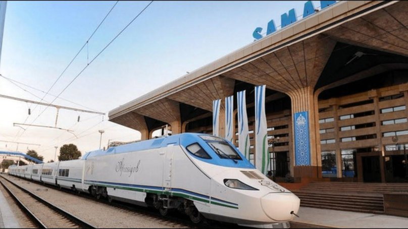 Поезд Афросиаб Узбекистан