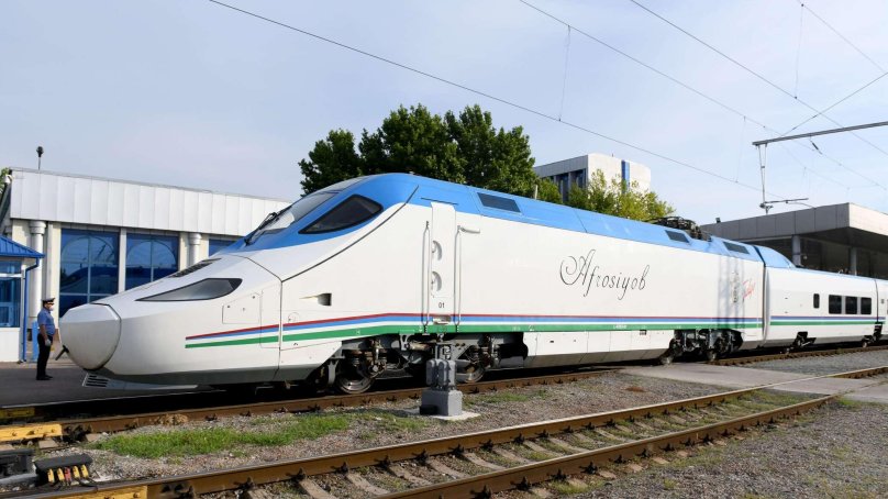 Поезд Афросиаб Узбекистан