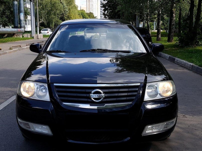 Ниссан Альмера 2007 черная