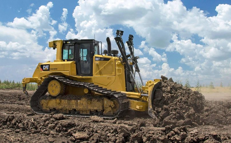 Бульдозер Cat d6