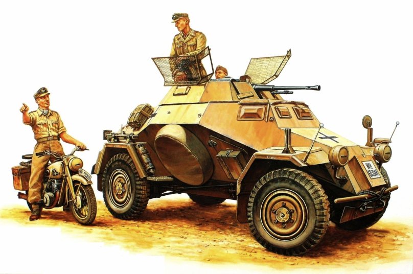 Бронемашина SD KFZ 222