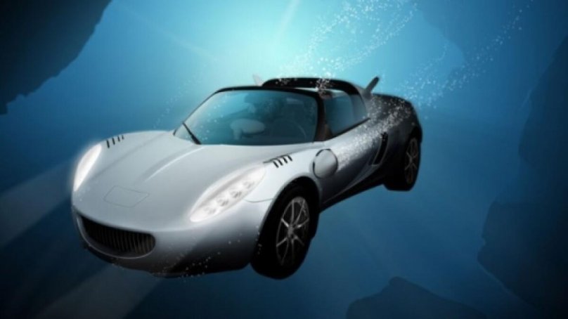 Автомобиль Джеймса Бонда амфибия